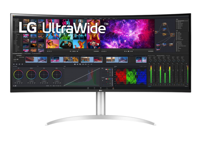 מסך מחשב קעור LG 39.7" Curved UltraWide 5K2K Nano IPS Display Monitor - 40WP95CP-W