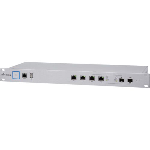 נתב אבטחה לרשת Ubiquiti UniFi Security Gateway Pro, Enterprise Gateway Router with Gigabit Ethernet - USG-PRO-4