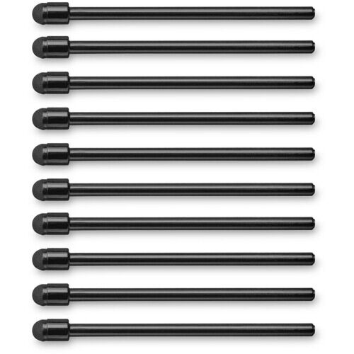 מארז של 10 קצוות לעט ואקום וואן Wacom One Pen 2023 Edition Elastomer Nibs (Black, 10-Pack)