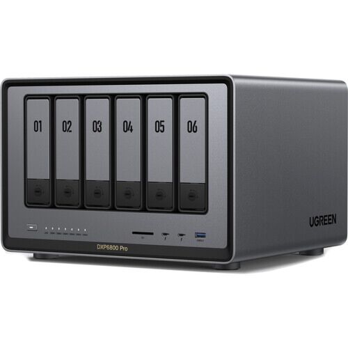 שרת אחסון NAS UGREEN NASync DXP6800 Pro 6-Bay NAS Enclosure - 25899