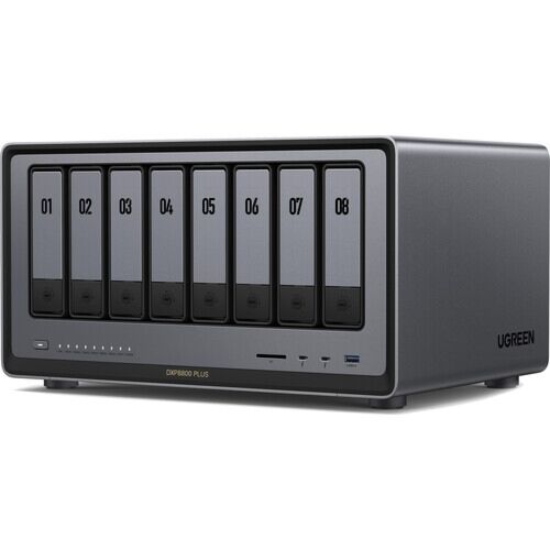 שרת אחסון NAS UGREEN NASync DXP8800 Plus 8-Bay NAS Enclosure - 35127