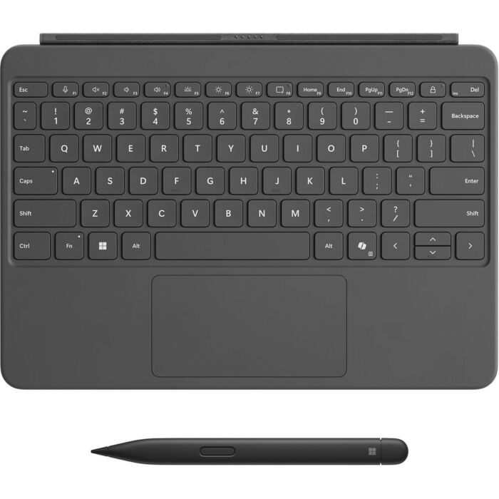 מקלדת ועט לסרפס פרו 12 Microsoft 12" Surface Pro Keyboard Cover with Slim Pen 2 (Slate) - EP2-33054