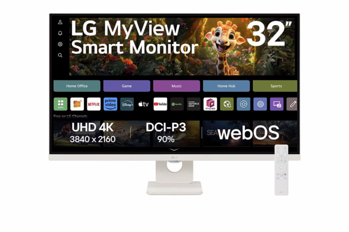 מסך מחשב חכם LG 32'' 4K UHD Monitor with WebOS