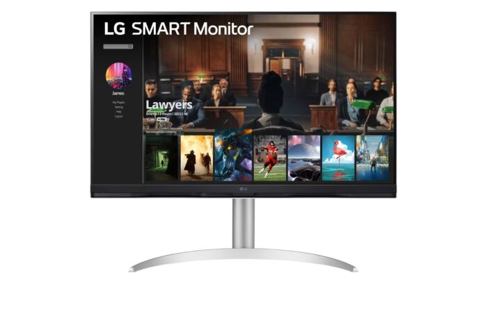 LG 32'' 4K UHD USB-C Hub Smart Monitor