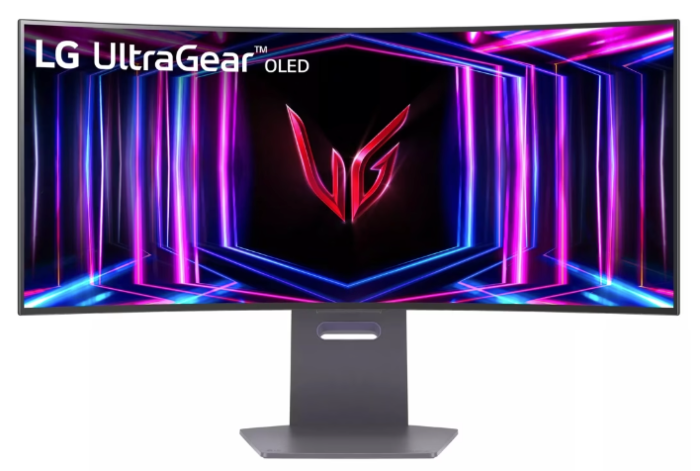 מסך מחשב גיימינג קעור LG 34" UltraGear™ OLED WQHD 240Hz 0.03ms G-SYNC Compatible 800R Curved Gaming Monitor 