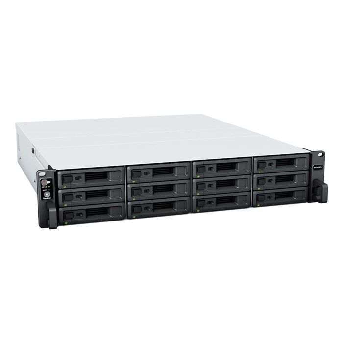 מערכת אחסון רשת ארונית עם שנים עשר מפרצים Synology RackStation RS2423RP+ 12-Bay NAS - 35300-001-28