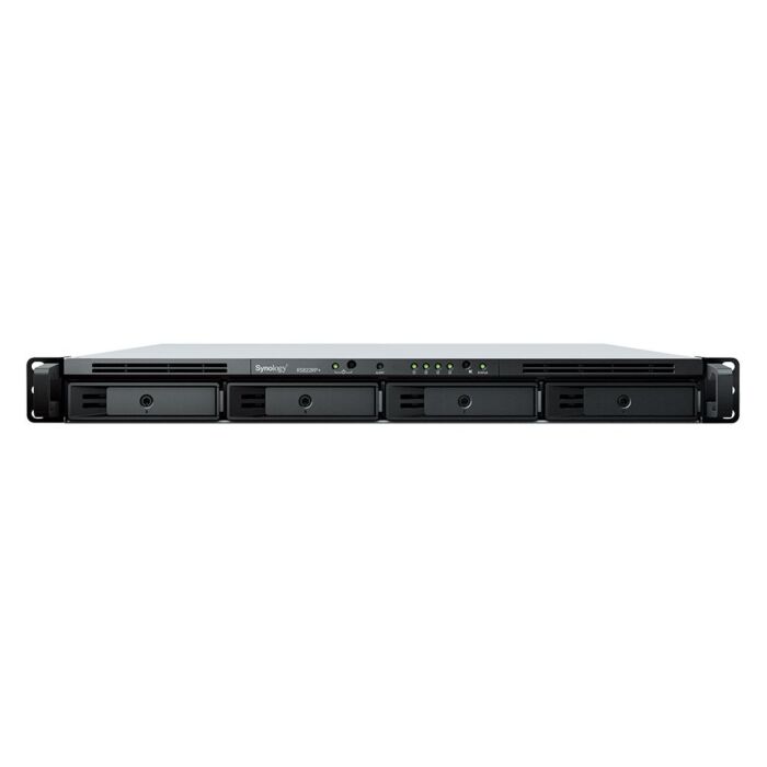 מערכת אחסון רשת ארונית עם ארבעה מפרצים Synology RackStation RS822RP+ 4-Bay NAS - 35300-001-30
