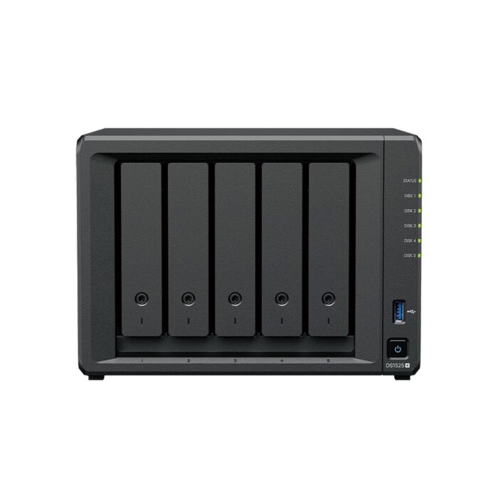 מערכת אחסון רשת עם חמישה מפרצים Synology DiskStation DS1525+ 5-Bay NAS - 35300-002-06