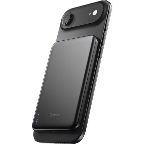 BMX SolidSafe Air Titanium 5K Qi2 Wireless Magnetic Black