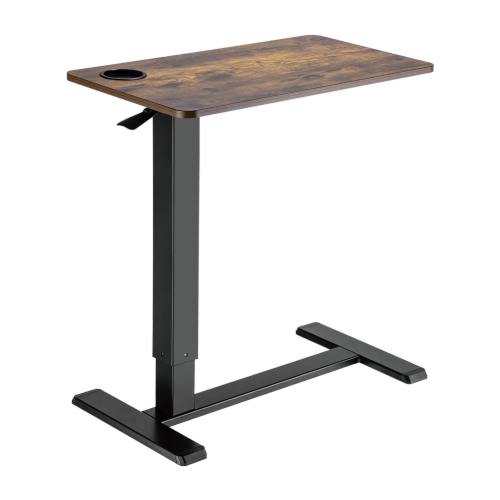 שולחן צד מתכוונן LUMI Gas Spring Side Table with Hidden Casters (Matte Black) - 90902-806-26