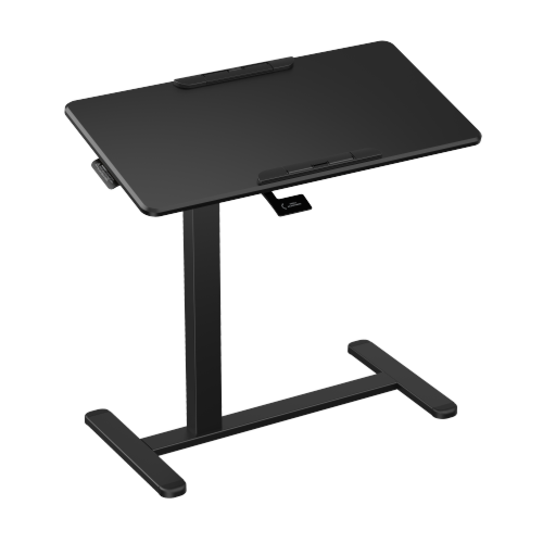 שולחן צד מתכוונן LUMI Mobile Folding Adjustable Side Table with MDF Tabletop (Black) - 90902-817-30