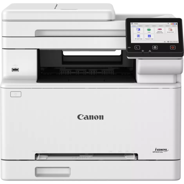 מדפסת לייזר צבעונית משולבת Canon i-SENSYS MF664Cdw Multi-Function Colour Laser Printer
