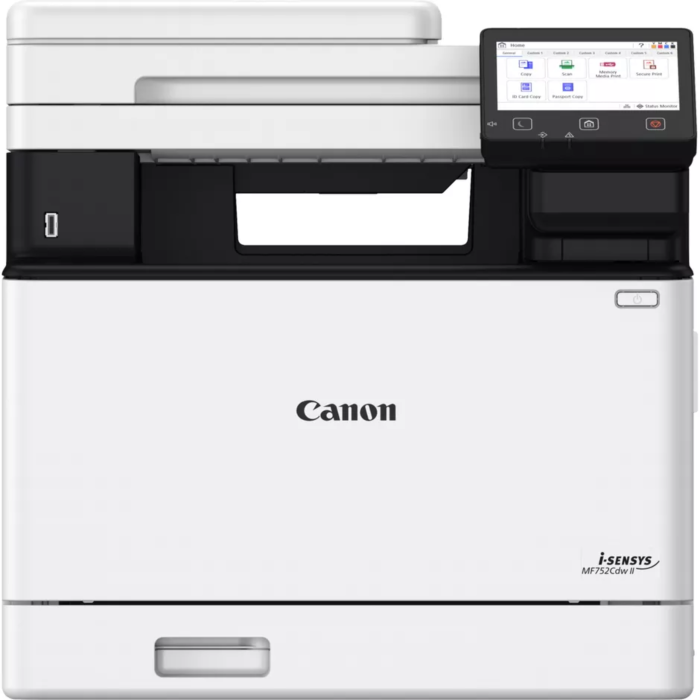 מדפסת לייזר צבעונית משולבת Canon i-SENSYS MF752Cdw II Multi-Function Colour Laser Printer