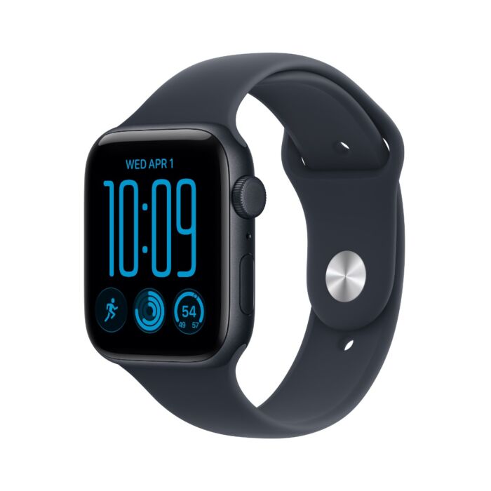 שעון אפל Apple Watch SE 3 Midnight Aluminium Case with Navy Blue Sport Band