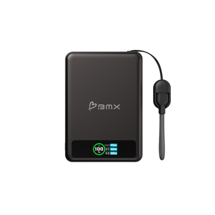 SolidSafe 10K Solid-State Magnetic Power Bank (Black)