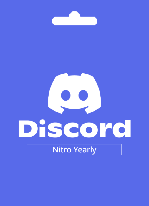 מנוי דיגיטלי לגיימרים Discord Nitro Yearly (INT) - 600969908371