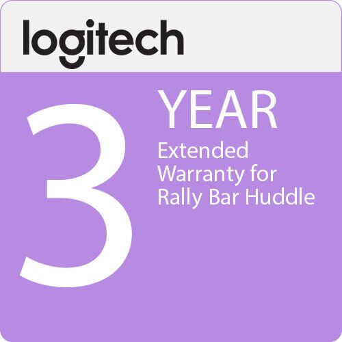 הרחבת אחריות Logitech Three Year Extended Warranty for Rally Bar Huddle - 99400-024-90