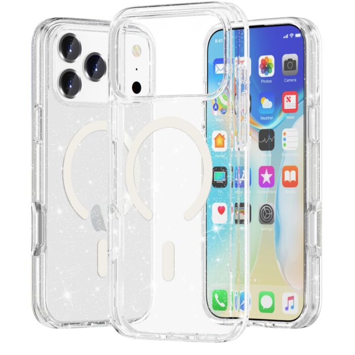 כיסוי מגנטי לאייפון Mower Overall MagSafe Glitter Case