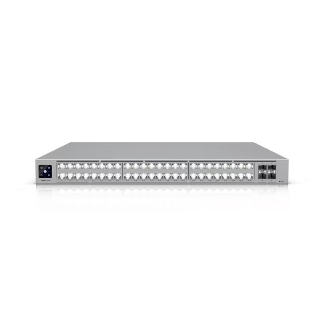 מתג רשת מנוהל Ubiquiti UniFi Pro XG 48, 48-Port 10G Managed Switch - USW-Pro-XG-48