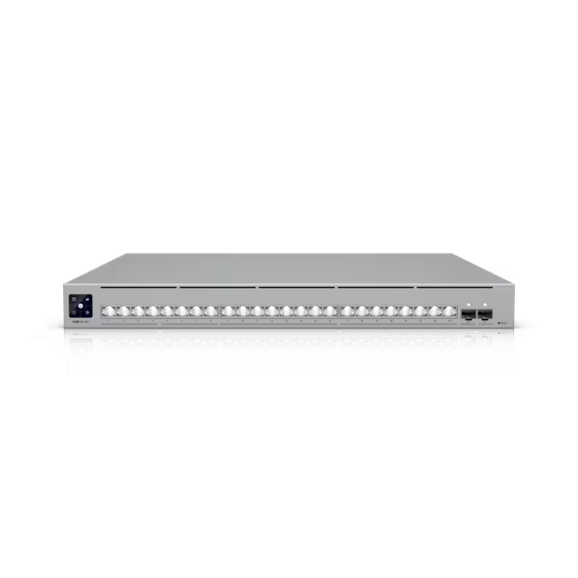 מתג רשת מנוהל Ubiquiti UniFi Pro XG 24, 24-Port 10G Managed Switch - USW-Pro-XG-24