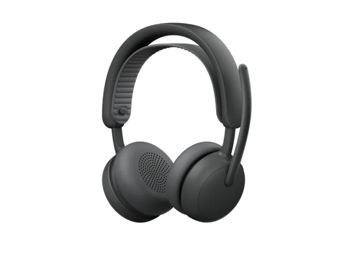 אוזניות אלחוטיות לוג'יטק Logitech Zone Wireless 2 ES Business Headset Teams Version, with Receiver (Graphite) - 981-001493