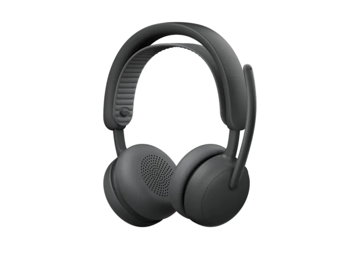 אוזניות אלחוטיות לוג'יטק Logitech Zone Wireless 2 ES Business Headset UC Version, with Receiver (Graphite) - 981-001498