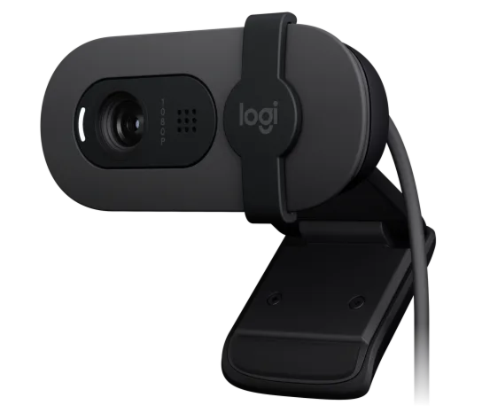 מצלמת רשת לוג'יטק Logitech Brio 100 Full HD Webcam (Graphite) - 960-001585