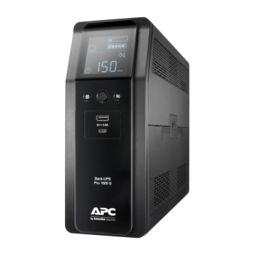 אל פסק APC Back-UPS Pro BR 1600VA, Sinewave, 8 Outlets, AVR, LCD Interface - BR1600SI