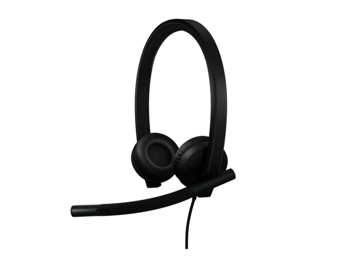 אוזניות חוטיות לוג'יטק Logitech H570e USB Headset Teams Version (Stereo, USB-C) - 981-001431