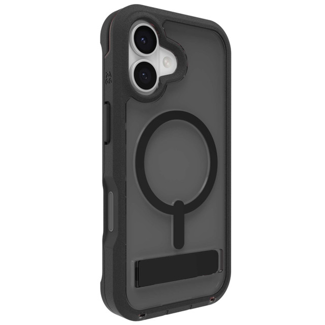 כיסוי שחור ZAGG Rainier Snap לאייפון 17, ZAGG Rainier Snap Black Case for iPhone 17