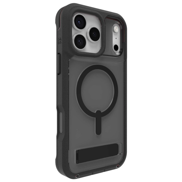 כיסוי שחור ZAGG Rainier Snap לאייפון 17 פרו מקס, ZAGG Rainier Snap Black Case for iPhone 17 Pro Max