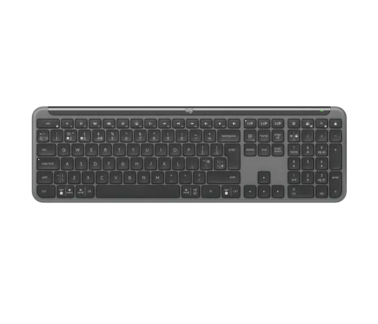 מקלדת אלחוטית לוג'יטק Logitech Signature Slim K950 Wireless Keyboard (Graphite, US International) - 920-012465