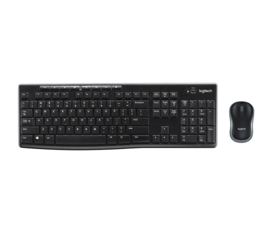 סט מקלדת ועכבר אלחוטיים לוג'יטק Logitech MK270 Wireless Keyboard and Mouse Combo (Arabic) - 92000-452-99