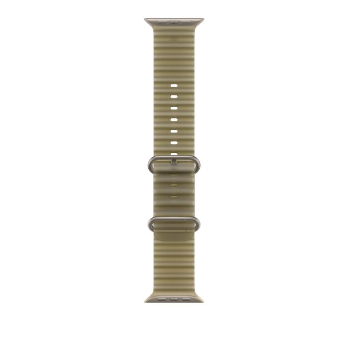 רצועות לשעונים Apple Translucent Kelp Ocean Band - Natural Titanium Finish