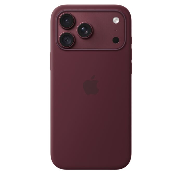 כיסוי סיליקון לאייפון 18 פרו מקס Apple iPhone 18 Pro Max Silicone Case with MagSafe - Burgundy - MK914ZM/A