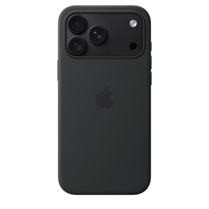 כיסוי סיליקון לאייפון 18 פרו מקס Apple iPhone 18 Pro Max Silicone Case with MagSafe - Black - MK954ZM/A