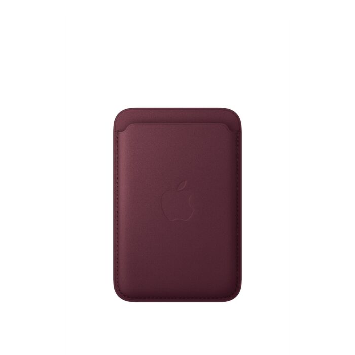 ארנק לאייפון Apple iPhone FineWoven Wallet with MagSafe - Burgundy - MK9H4ZM/A