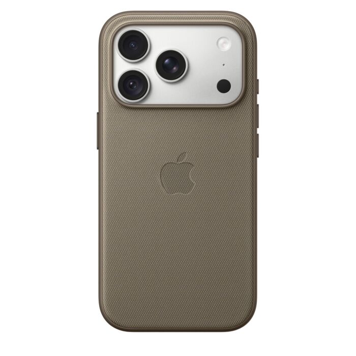 כיסוי ארוג לאייפון 18 פרו Apple iPhone 18 Pro TechWoven Case with MagSafe - Taupe - MKD44ZM/A