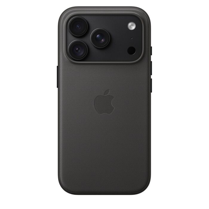 כיסוי ארוג לאייפון 18 פרו Apple iPhone 18 Pro TechWoven Case with MagSafe - Black - MKD64ZM/A