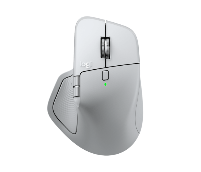 עכבר לוג׳יטק Logitech MX Master 4 Wireless Mouse for Mac - White Silver