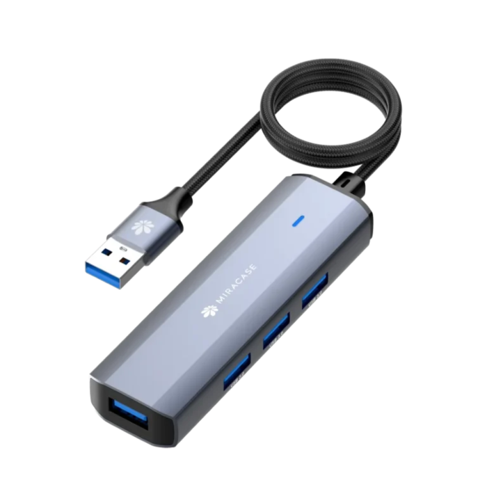 רכזת חיבורים Miracase MHUB520 4-in-1 USB-A Hub