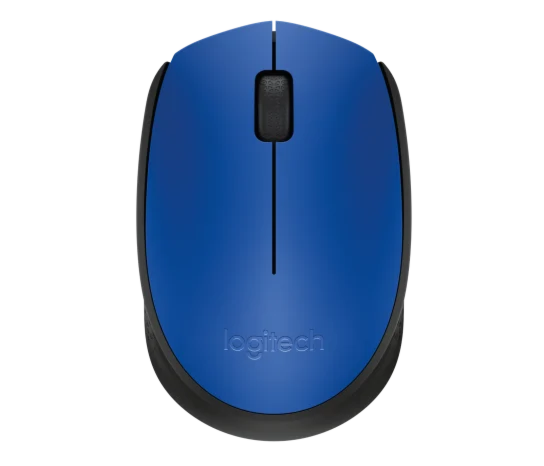 Logitech M171 Wireless Mouse (Blue/Black)