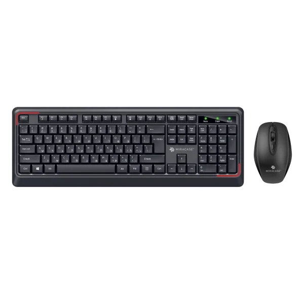 סט מקלדת ועכבר אלחוטי Miracase MWKM1000 Wireless Keyboard and Mouse Combo