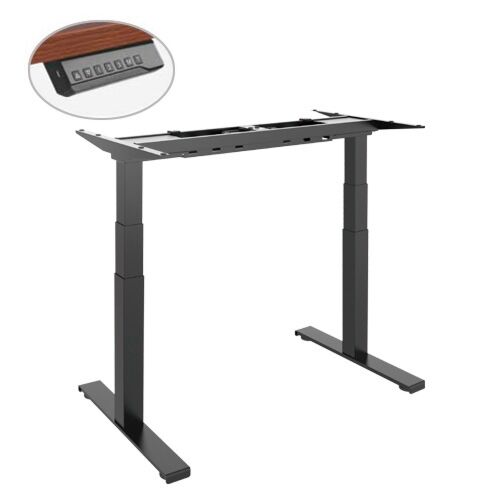LUMI Dual Motor Electric Sit-Stand Desk with Square Column (Standard)