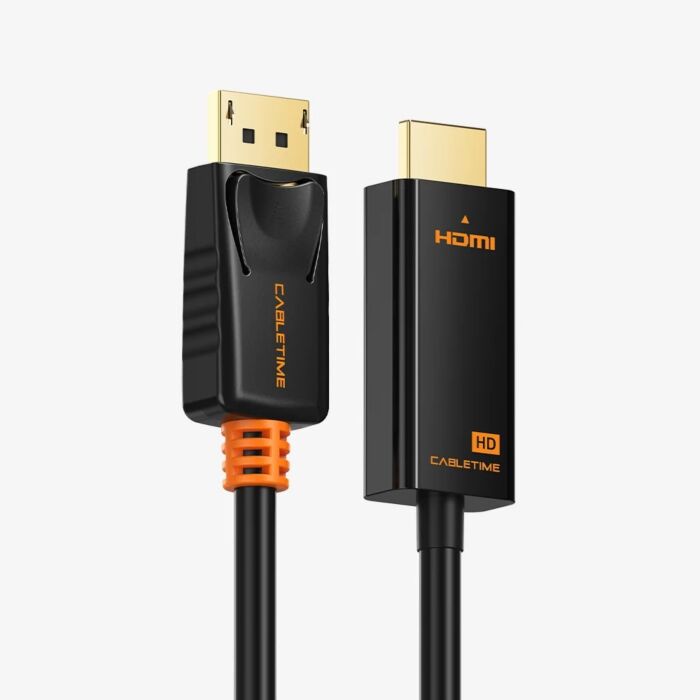 Cabletime DisplayPort to HDMI Cable