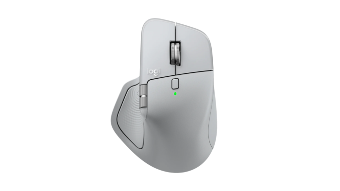 עכבר אלחוטי לוג'יטק Logitech MX Master 4 High-Performance Wireless Mouse (Pale Grey) - 910-007563