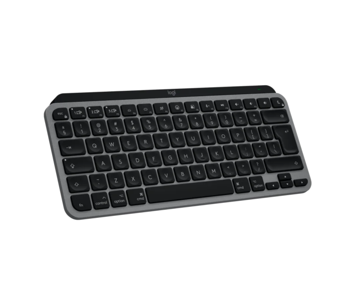 מקלדת אלחוטית לוג'יטק Logitech MX Keys Mini for Mac Wireless Illuminated Keyboard (Space Grey, US International) - 920-012652