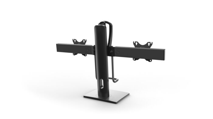 LUMI Dual Screens Easy-To-Adjust Vertical Lift Monitor Stand