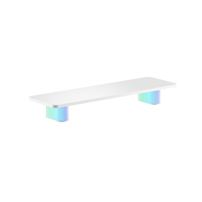 LUMI NeoGlow Gaming Monitor Riser - Medium Size/ Melamine Decorative Laminate Surface