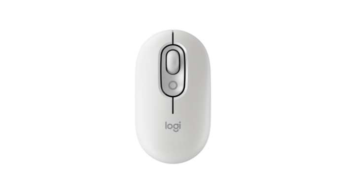 עכבר אלחוטי לוג'יטק Logitech POP Mouse with Customizable Emoji Button (Off-White) - 910-007411